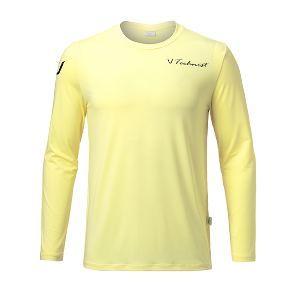 테크니스트 공용 기획 긴팔 티셔츠 21TT-8228 라이트 레몬